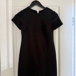 Calvin Klein Textured Sheath Dress – Black – Petite Size 2P